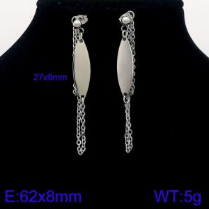 Stainless Steel Earring - KE87744-Z