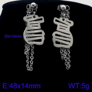 Stainless Steel Earring - KE87760-Z