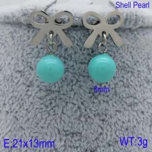 Stainless Steel Earring - KE88001-Z