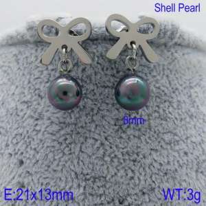 Stainless Steel Earring - KE88003-Z