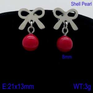 Stainless Steel Earring - KE88004-Z