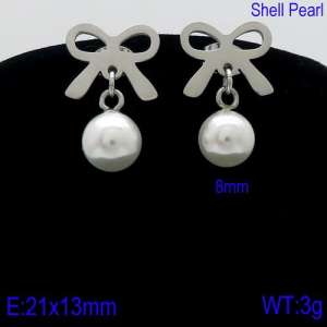 Stainless Steel Earring - KE88006-Z