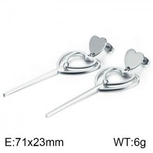 Stainless Steel Earring - KE88423-KFC