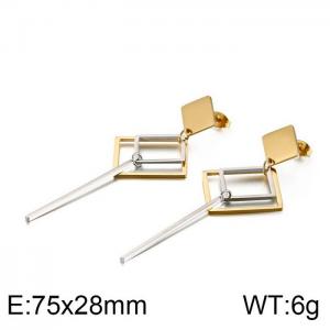 SS Gold-Plating Earring - KE88430-KFC