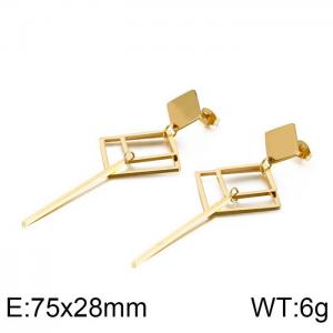 SS Gold-Plating Earring - KE88431-KFC