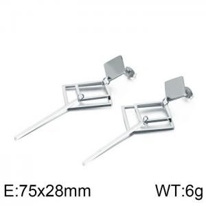 Stainless Steel Earring - KE88432-KFC