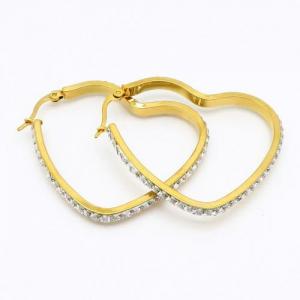 Stainless Steel Stone&Crystal Earring - KE89226-LO