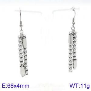 Stainless Steel Earring - KE89412-Z