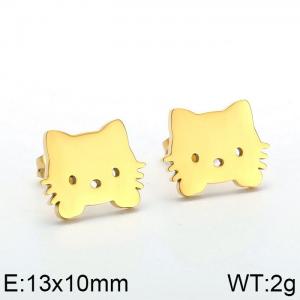 SS Gold-Plating Earring - KE89956-K