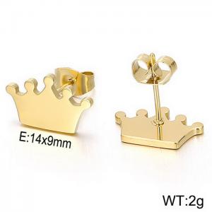 SS Gold-Plating Earring - KE89959-K