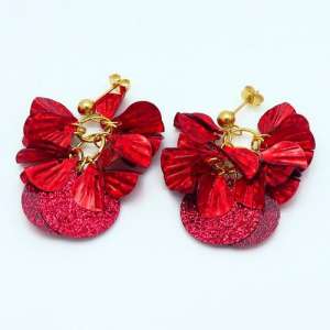 SS Gold-Plating Earring - KE89997-BI