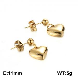 SS Gold-Plating Earring - KE90005-Z