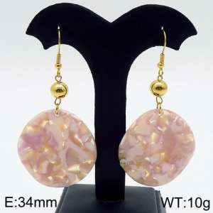 SS Gold-Plating Earring - KE90308-BI