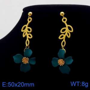 SS Gold-Plating Earring - KE90808-BI