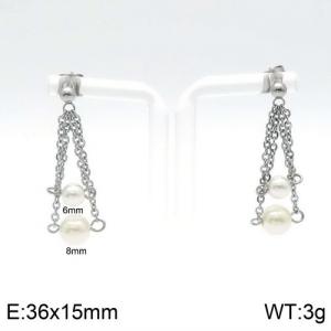 Stainless Steel Earring - KE91073-Z