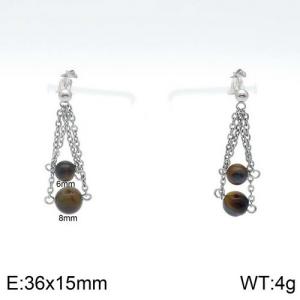 Stainless Steel Earring - KE91076-Z