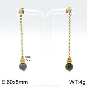 SS Gold-Plating Earring - KE91108-Z