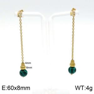 SS Gold-Plating Earring - KE91120-Z