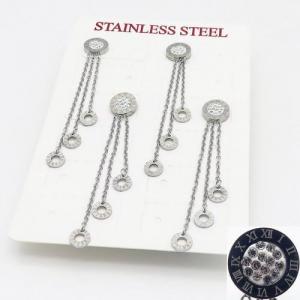 Stainless Steel Stone&Crystal Earring - KE91998-IL