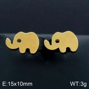 SS Gold-Plating Earring - KE92564-Z