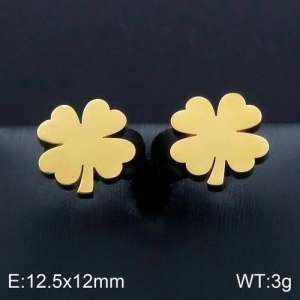 SS Gold-Plating Earring - KE92570-Z