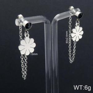 Stainless Steel Stone&Crystal Earring - KE92759-Z