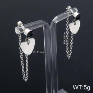 Stainless Steel Stone&Crystal Earring - KE92760-Z