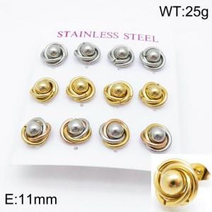 SS Gold-Plating Earring - KE93121-HR