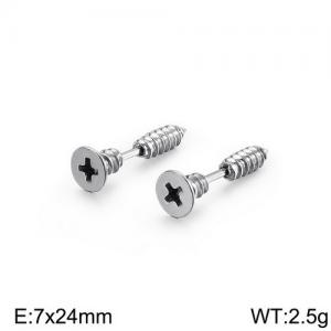 Stainless Steel Earring - KE94337-WGJJ