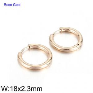 SS Rose Gold-Plating Earring - KE94345-WGJJ