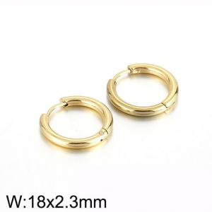 SS Gold-Plating Earring - KE94347-WGJJ