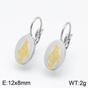 SS Gold-Plating Earring - KE94675-KD