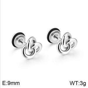 Stainless Steel Earring - KE94967-WGTY