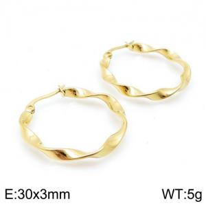 SS Gold-Plating Earring - KE94981-KFC