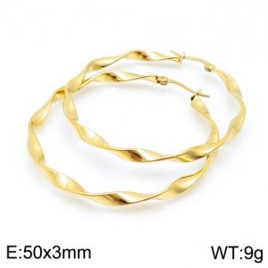 SS Gold-Plating Earring - KE94987-KFC