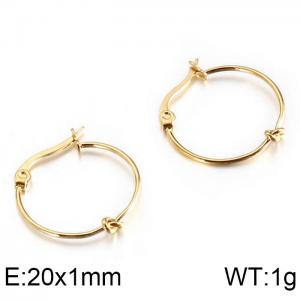 SS Gold-Plating Earring - KE94989-KFC