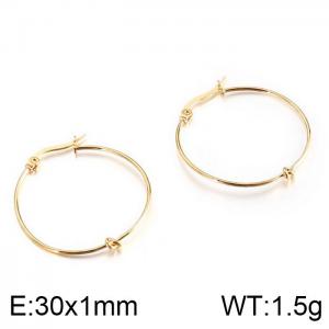 SS Gold-Plating Earring - KE94993-KFC