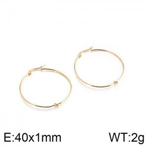 SS Gold-Plating Earring - KE94996-KFC