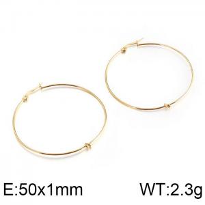 SS Gold-Plating Earring - KE94999-KFC