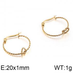 SS Gold-Plating Earring - KE95002-KFC