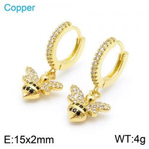 Copper Earring - KE95144-TJG