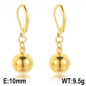 SS Gold-Plating Earring - KE95182-Z