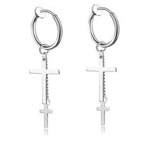 Stainless Steel Earring - KE95295-WGLN