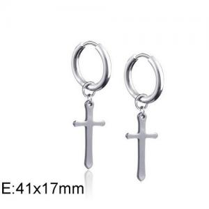 Stainless Steel Earring - KE95318-WGLN