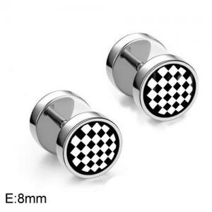 Stainless Steel Earring - KE95336-WGLN