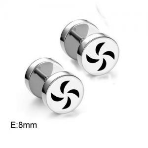 Stainless Steel Earring - KE95337-WGLN