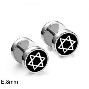 Stainless Steel Earring - KE95340-WGLN