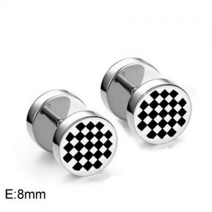 Stainless Steel Earring - KE95342-WGLN