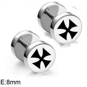 Stainless Steel Earring - KE95347-WGLN