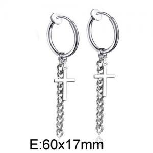 Stainless Steel Earring - KE95352-WGLN